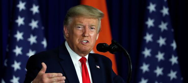 U.S. President Donald Trump speaks during a news conference in New Delhi, India, February 25, 2020. U.S. President Donald Trump speaks during a news conference in New Delhi, India, February 25, 2020. - Sputnik International