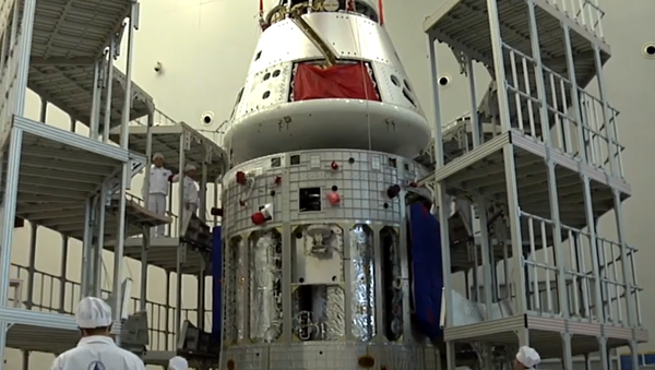 A two-module spacecraft built by the China Academy of Space Technology for deep space flight - Sputnik International
