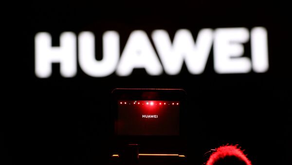 A cameraman records during Huawei stream product launch event in Barcelona, Spain February 24, 2020 - Sputnik International