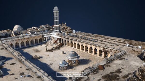 Umayyad Mosque in Aleppo, Syria, computer generated reconstruction. - Sputnik International