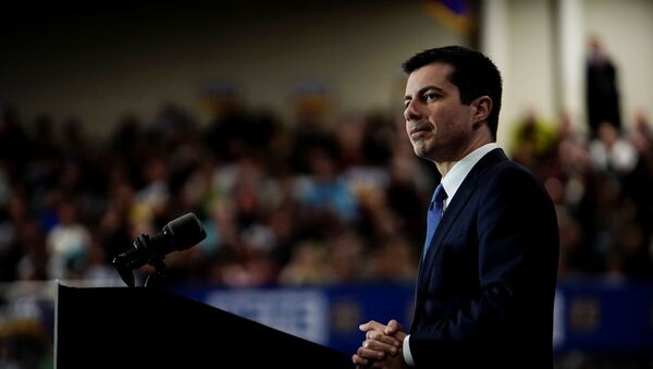 Democratic 2020 U.S. presidential candidate former South Bend, Indiana Mayor Pete Buttigieg attends a campaign event in Raleigh, U.S., February 29, 2020. REUTERS/Eric Thayer - Sputnik International