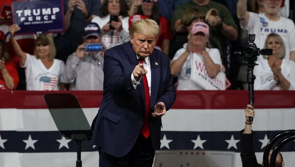President Donald Trump speaks at a rally Wednesday, Feb. 19, 2020 in Phoenix. - Sputnik International