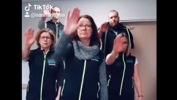 Screenshot from Security Dance by NOPSA team, Oulu Municipality - Sputnik International