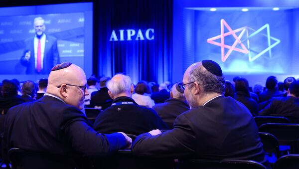 People attend the American Israel Public Affairs Committee (AIPAC) conference in Washington, DC on March 24, 2019 - Sputnik International
