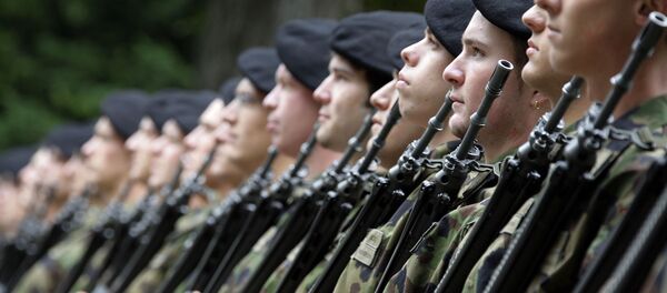 Soldiers of the Swiss army Soldiers of the Swiss army - Sputnik International