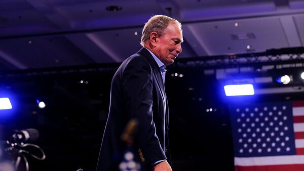 Democratic U.S. presidential candidate Michael Bloomberg attends his Super Tuesday night rally in West Palm Beach, Florida, U.S., March 3, 2020 - Sputnik International