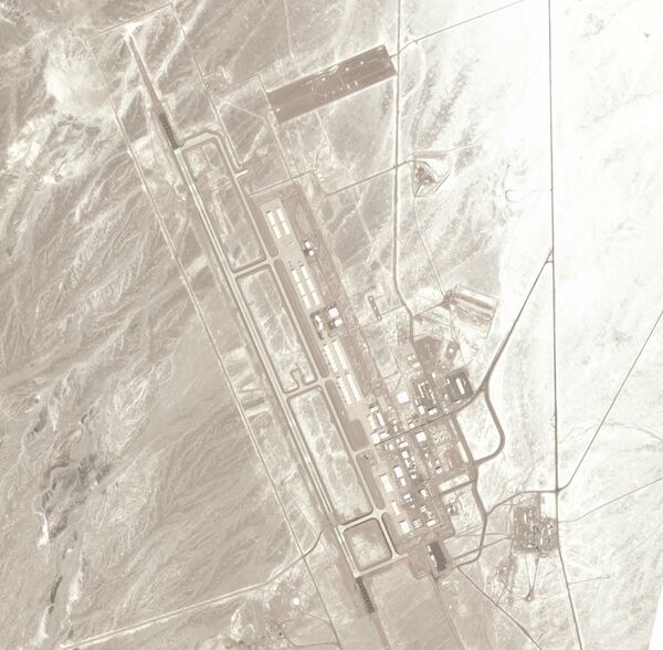 Photo: Satellite Captures Re-Emergence of Mysterious Vehicles at Top Secret US Air Base Photo: Satellite Captures Re-Emergence of Mysterious Vehicles at Top Secret US Air Base - Sputnik International