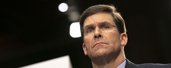 Defence Secretary Mark Esper on Capitol Hill in Washington Defence Secretary Mark Esper on Capitol Hill in Washington - Sputnik International