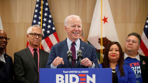 Democratic US presidential candidate and former Vice President Joe Biden in Los Angeles, California - Sputnik International