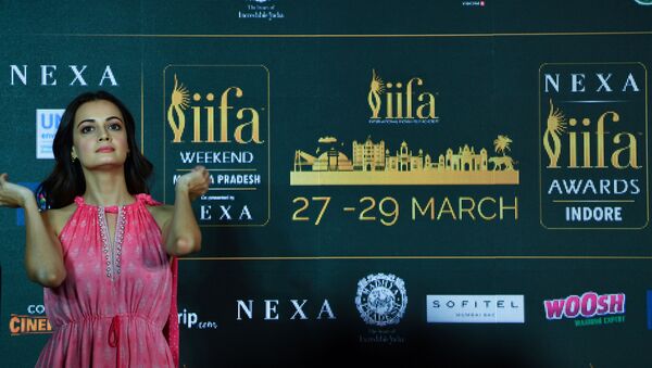 In this photo taken on March 4, 2020, Bollywood actor Dia Mirza attends the International Indian Film Academy (IIFA) press Conference for the 21st Edition of NEXA IIFA Weekend & Awards 2020, in Mumbai - Sputnik International
