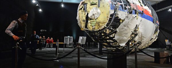 Pieces of the Boeing 777 Malaysia Airlines (flight MH17) , which crashed in 2014 on the territory of Ukraine - Sputnik International