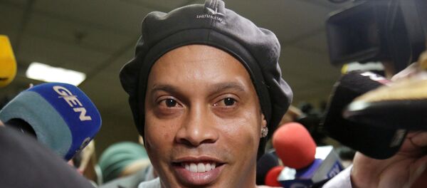 Ronaldinho leaves Paraguay's Supreme Court after testifying in Asuncion, Paraguay, March 6, 2020. REUTERS Ronaldinho leaves Paraguay's Supreme Court after testifying in Asuncion, Paraguay, March 6, 2020. REUTERS - Sputnik International