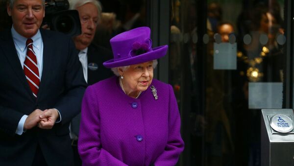 Britain's Queen Elizabeth leaves the new premises of the Royal National ENT and Eastman Dental Hospitals in London, Britain February 19, 2020. - Sputnik International