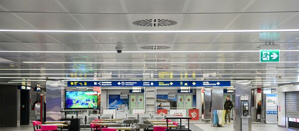 A picture taken on 8 March 2020 shows an empty room of Linate Airport in Milan, after millions of people were placed under forced quarantine in northern Italy as the government approved drastic measures in an attempt to halt the spread of the deadly coronavirus that is sweeping the globe. - On top of the forced quarantine of 15 million people in vast areas of northern Italy until 3 April the government has also closed schools, nightclubs and casinos throughout the country, according to the text of the decree published on the government website. With more than 230 fatalities, Italy has recorded the most deaths from the COVID-19 disease of any country outside China, where the outbreak began in December. - Sputnik International
