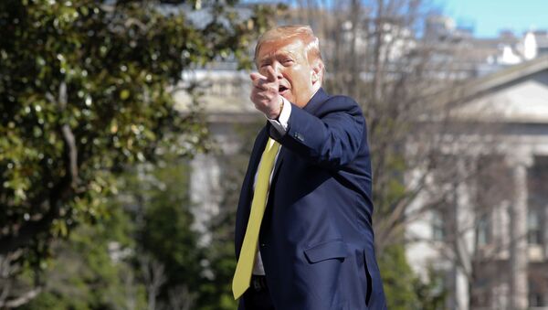 U.S. President Donald Trump returns to the White House in Washington, U.S. March 9, 2020 - Sputnik International