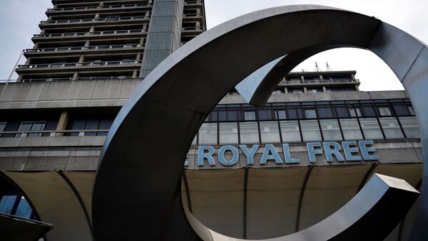 The Royal Free NHS hospital is pictured in London on February 10, 2020, where some of the UK nationals that have been confirmed to have the 2019-nCoV strain of the novel coronavirus have been taken.  - Sputnik International