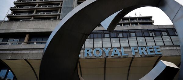 The Royal Free NHS hospital is pictured in London on February 10, 2020, where some of the UK nationals that have been confirmed to have the 2019-nCoV strain of the novel coronavirus have been taken. The Royal Free NHS hospital is pictured in London on February 10, 2020, where some of the UK nationals that have been confirmed to have the 2019-nCoV strain of the novel coronavirus have been taken. - Sputnik International
