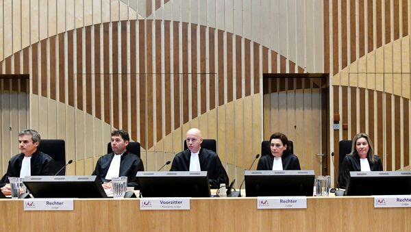 Judges attend the criminal trial against four suspects - Sputnik International