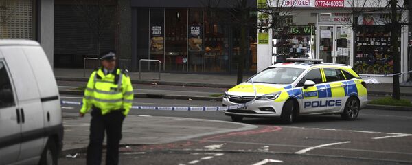 Police attend the scene after an incident in Streatham, London - Sputnik International