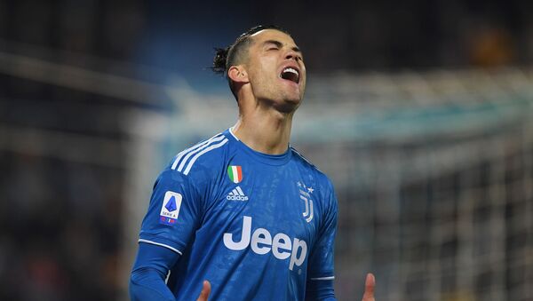 Soccer Football - Serie A - SPAL v Juventus - Paolo Mazza, Ferrara, Italy - February 22, 2020  Juventus' Cristiano Ronaldo reacts     - Sputnik International