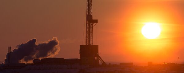 A drilling rig at the oil company Rosneft's site at the Tsentralno-Olginskaya-1 well. A drilling rig at the oil company Rosneft's site at the Tsentralno-Olginskaya-1 well. - Sputnik International