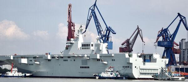 China's Type 075 Helicopter Landing Dock China's Type 075 Helicopter Landing Dock - Sputnik International