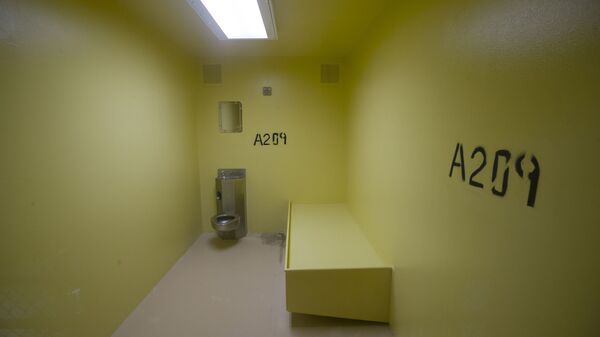 Alpha Block cell of Camp VI in Guantanamo Bay Naval Base - Sputnik International
