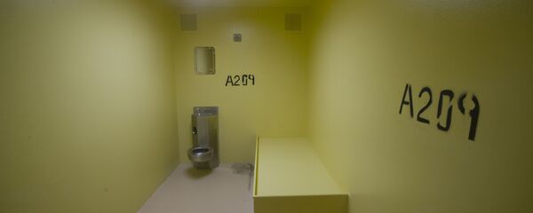 Alpha Block cell of Camp VI in Guantanamo Bay Naval Base Alpha Block cell of Camp VI in Guantanamo Bay Naval Base - Sputnik International