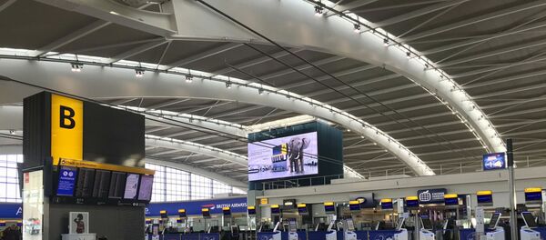 A view of the near empty departure area at London's Heathrow Airport's Terminal 5 departure, Thursday March 12, 2020. As a virus pandemic spreads globally, China and other parts of Asia are scrambling to prevent it from coming back to where it broke out. Everyone arriving in Beijing must quarantine for 14 days, and South Korea is screening arriving passengers from more countries as the number of cases rises across Europe. For most people, the new coronavirus causes only mild or moderate symptoms, such as fever and cough. For some, especially older adults and people with existing health problems, it can cause more severe illness, including pneumonia.  - Sputnik International