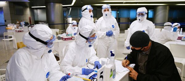 Strengthening sanitary control at Vnukovo airport in connection with coronavirus - Sputnik International