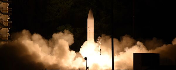 A common hypersonic glide body (C-HGB) launches from Pacific Missile Range Facility, Kauai, Hawaii A common hypersonic glide body (C-HGB) launches from Pacific Missile Range Facility, Kauai, Hawaii - Sputnik International
