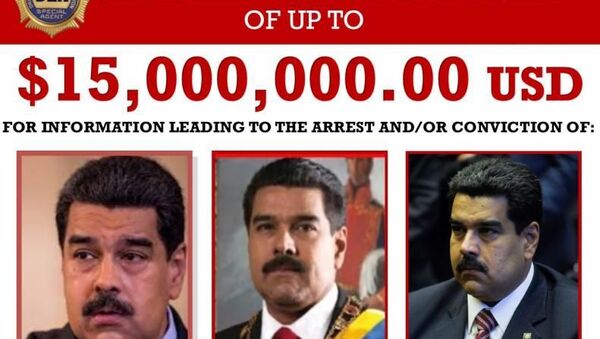 DEA 'Wanted' poster of Venezuelan President Nicolas Maduro - Sputnik International