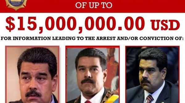 DEA 'Wanted' poster of Venezuelan President Nicolas Maduro DEA 'Wanted' poster of Venezuelan President Nicolas Maduro - Sputnik International