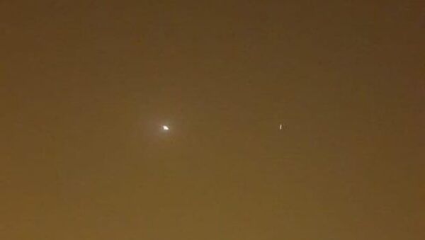 Missiles intercepted over Riyadh, Saudi Arabia, 28 March 2020 - Sputnik International