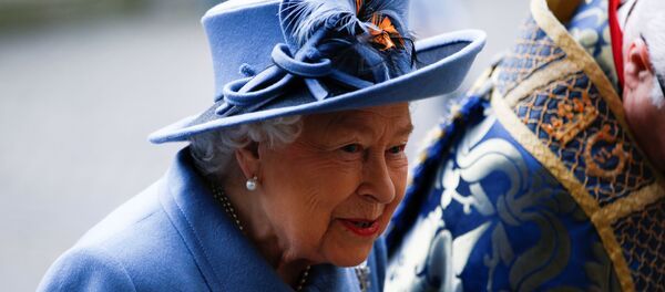 Britain's Queen Elizabeth II arrives for the annual Commonwealth Service at Westminster Abbey in London, Britain March 9, 2020.  - Sputnik International