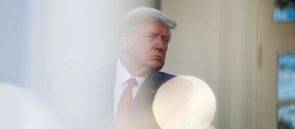 U.S. President Donald Trump speaks during the daily coronavirus response briefing in the Rose Garden at the White House in Washington, U.S., March 30, 2020 - Sputnik International