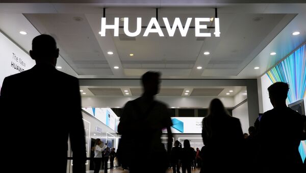 The Huawei logo is pictured at the IFA consumer tech fair in Berlin, Germany, September 6, 2019 - Sputnik International