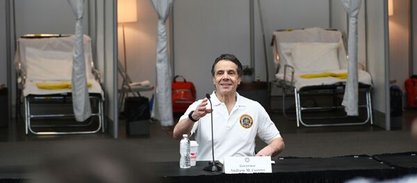 Governor Andrew M. Cuomo gives a COVID-19 Coronavirus update at the Javits Center in New York City, 27 March 2020 - Sputnik International