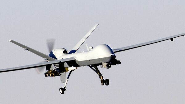 MQ-9_Reaper_in_flight_(2007) Drone - UAV - Sputnik International