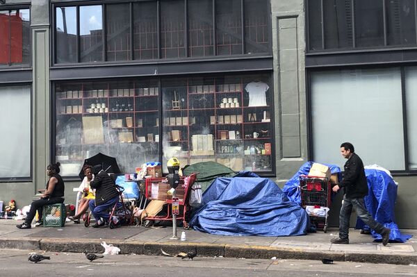 Caught in the Middle of San Francisco Coronavirus Crisis: The Homeless People Caught in the Middle of San Francisco Coronavirus Crisis: The Homeless People - Sputnik International