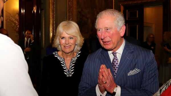Britain's Prince Charles and Camilla, Duchess of Cornwall attend the Commonwealth Reception at Marlborough House, in London, 9 March 2020 - Sputnik International