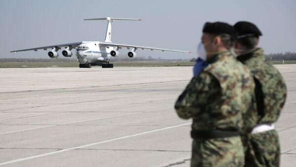 Russian planes with humanitarian aid have arrived in Serbia - Sputnik International