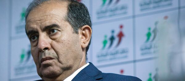 Mahmoud Jibril speaks to the media during a presser at National Forces Allies head quarter in Tripoli Mahmoud Jibril speaks to the media during a presser at National Forces Allies head quarter in Tripoli - Sputnik International