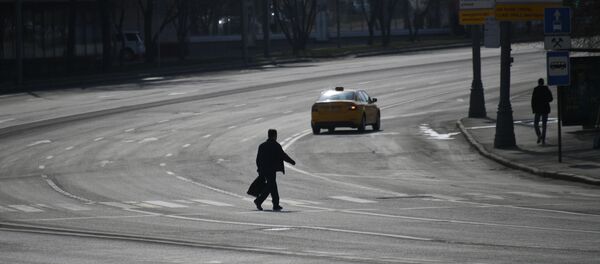 Empty street in Moscow Empty street in Moscow - Sputnik International