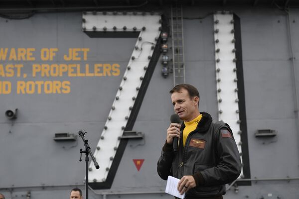Acting US Navy Secretary: Fired Carrier Captain Was ‘Stupid’, Committed ‘Betrayal’ of Sailors Acting US Navy Secretary: Fired Carrier Captain Was ‘Stupid’, Committed ‘Betrayal’ of Sailors - Sputnik International