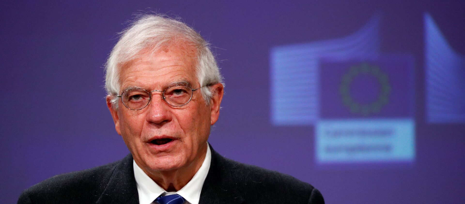 European High Representative for Foreign Affairs and Security Policy and Vice-President of the European Commission Josep Borrell, holds a virtual news conference on the approval of Operation Irini, at the European Commission in Brussels, Belgium March 31, 2020.  - Sputnik International, 1920, 06.04.2020