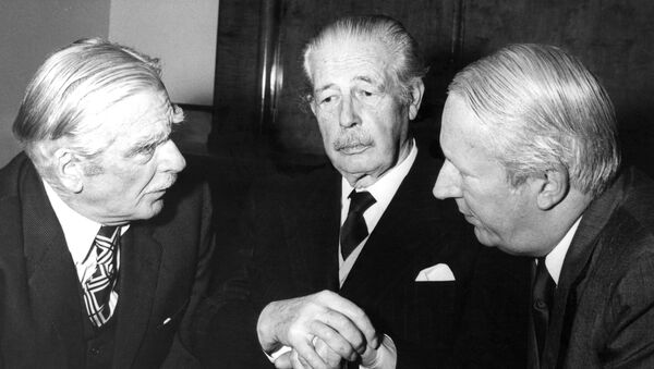 Anthony Eden, Harold Macmillan and Edward Heath - Sputnik International
