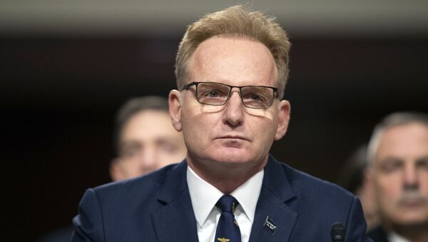 In this Dec. 3, 2019, file photo, acting Navy Secretary Thomas Modly testifies during a hearing of the Senate Armed Services Committee about about ongoing reports of substandard housing conditions in Washington, on Capitol Hill.  - Sputnik International