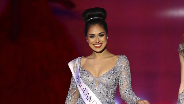 Miss England, Bhasha Mukherjee, performs at the 69th annual Miss World competition at the Excel centre in London Saturday, Dec 14, 2019, as 120 national representatives from around the world compete for the famous blue crown. Reigning Miss World, Vanessa Ponce de Leon from Mexico will crown her successor - Sputnik International