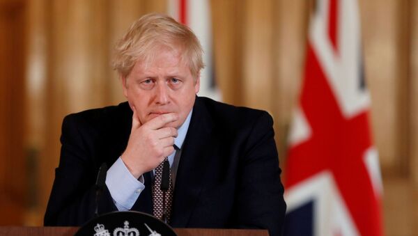 Britain's Prime Minister Boris Johnson speaks during a news conference on the novel coronavirus, in London, Britain March 3, 2020.   - Sputnik International